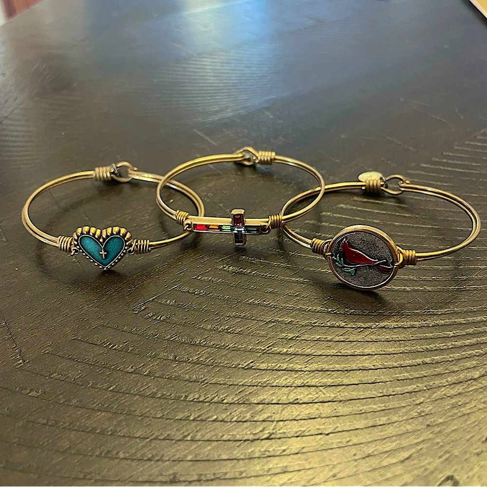 Luca + Dani | NWOT Small Bracelets: Rainbow Cross and Cardinal ONLY